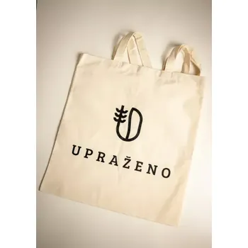Nákupní taška Plátěná taška s logem Upraženo