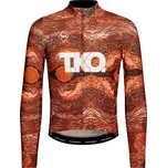 Pas Normal Studios T.K.O. Mechanism Thermal Woven Long Sleeve Jersey - T.K.O. Red