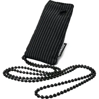 Coverized TAILOR malá brašna na MP3 / MP4, černá, tenké pruhy
