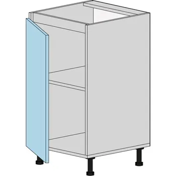 Kuchyňská linka Slevadoma Spodní skříňka NS-45-N Barva dvířek: wenge, Barva korpusu: beton