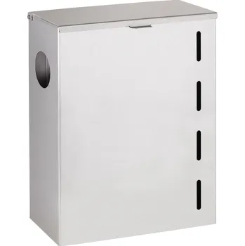 Odpadkový koš Odpadkový koš 6,5 l se zásobníkem na hygienické sáčky, nerez, mat