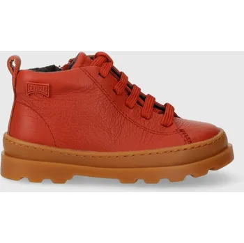Dámské polobotky Dětské kožené polobotky Camper Brutus FW K900291 burgundské 83X, EUR 22