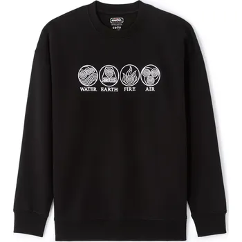 Pánská mikina Celio Mikina Avatar 1181513 Černá L