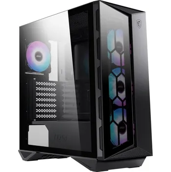 PC skříň MSI MPG GUNGNIR 110R, mid tower skříň, 2x USB 3.0 + USB-C, průhled, černá