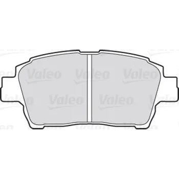 Brzdová destička Sada brzdových destiček, kotoučová brzda VALEO 301737