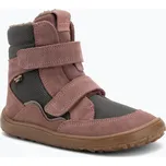 Dětské barefoot sněhule Froddo Tex Winter grey/pink