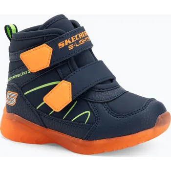 Chlapecké tenisky Dětské boty SKECHERS Illumi-Brights Splash Beams navy/orange