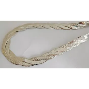 Souprava šperků Klenoty Budín Stříbrný pletený masivní náramek - rhodiovaný 19cm 5,98gr 0304256 (Klenoty Budín Stříbrný pletený masivní náramek - rhodiovaný 19cm 5,98gr 0304256)