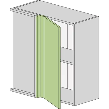 Kuchyňská skříňka Slevadoma Horní skříňka NS-U1-V Barva dvířek: antracit, Barva korpusu: dub sonoma