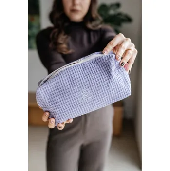 Kosmetická taška Wafflová kosmetická taštička lila