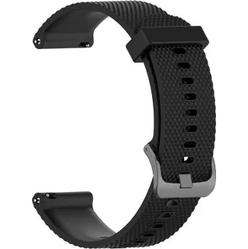 Řemínek na hodinky BSTRAP | BStrap Silicone Land reminek na Garmin Vivoactive 4, black (SGA006C01)