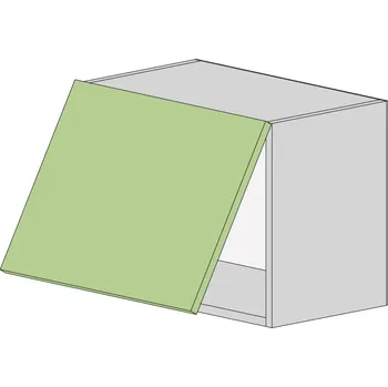 Kuchyňská skříňka Slevadoma Horní skříňka NS-50-HD Barva dvířek: dub tacho, Barva korpusu: antracit