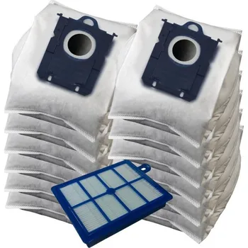 Sáček do vysavače KOMA SB03PL - Sada 12ks sáčků včetně HEPA filtru pro vysavače AEG, Electrolux, Philips používající sáčky typu S-BAG
