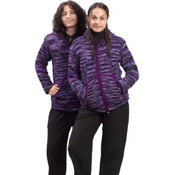 Pletená bunda MARLED fialová M