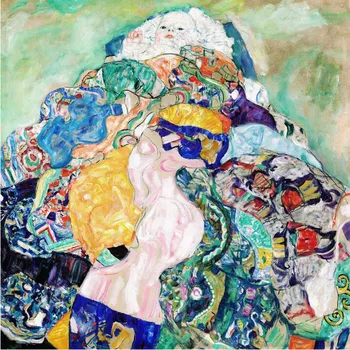Plakát Plakát, Obraz - Baby (Cradle) - Gustav Klimt