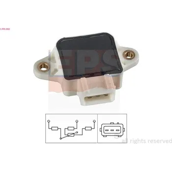 Čidlo automobilu Senzor, poloha škrticí klapky EPS 1.995.082