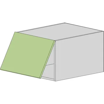 Kuchyňská skříňka Slevadoma Horní skříňka NS-50-AN Barva dvířek: šedá, Barva korpusu: šedá