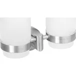 NEO: Držák kartáčků, dvojitý, sklo