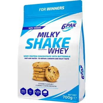 Protein 6PAK Nutrition Milky Shake Whey - 700 g Příchuť: cookies