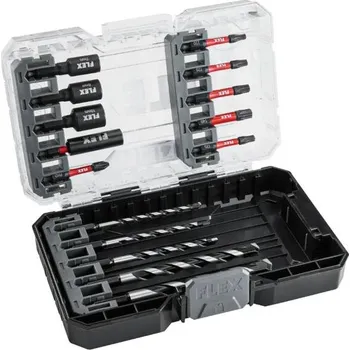 Bit Flex 534463 - Sada vrtáků a bitů v boxu 15-dílná