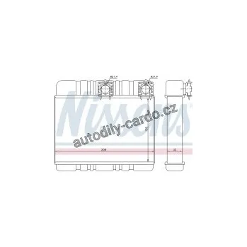 Chladič motoru Výměník tepla NISSENS 70514