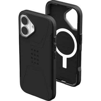 Pouzdro na mobilní telefon UAG Civilian MagSafe pro iPhone 16 černý