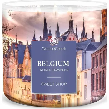 Svíčka Goose Creek Candle svíčka World Traveler Belgium - Sweet Shop, 411 g
