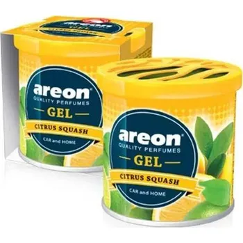 Vůně do auta Osvěžovač vzduchu AREON Gel Can Citrus Squash