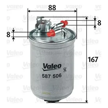 Palivový filtr Palivový filtr VALEO 587506
