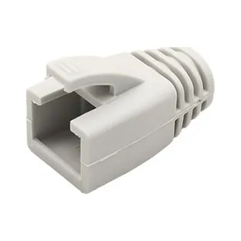 Elektrický konektor Value Krytka konektoru RJ45 na kulatý kabel, s ochranou západky, 10ks, šedá - 12.99.0000