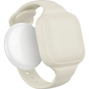 Lokátor Lokátor HOCO E91E - náramek - kompatibilní s Apple Find My - béžový