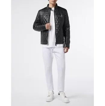 PHILIPP PLEIN Vatovaná bunda 28619 Černá Regular Fit XXL