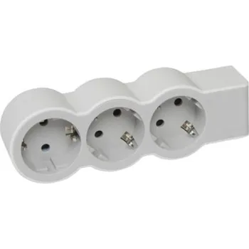 Elektrická zásuvka Extra Tenká vícenásobná zásuvka Legrand třízásuvka bez kabelu