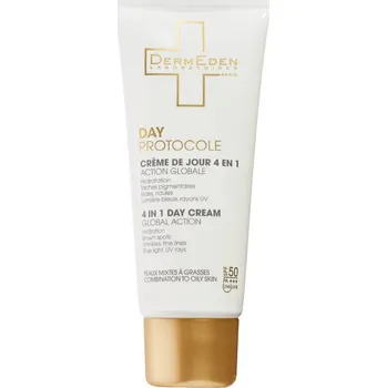Pleťový krém DERMEDEN Day Cream Combination To Oily Skin 4in1 50ml