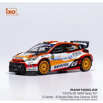 autíčko Toyota GR Yaris Rally2 - Rally Islas Canarias 2025 #31 Cachon - Dumand 1:43 IXO