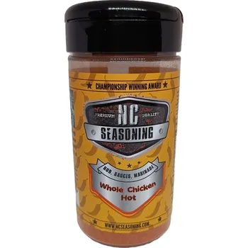 Koření NC seasoning BBQ koření Whole Chicken Hot (celé kuře pálivé), 200g