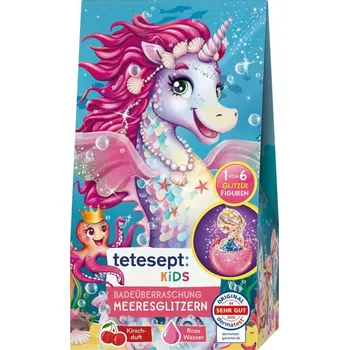 bomba do koupele TETESEPT Koupelová koule mořský třpyt, 173 g