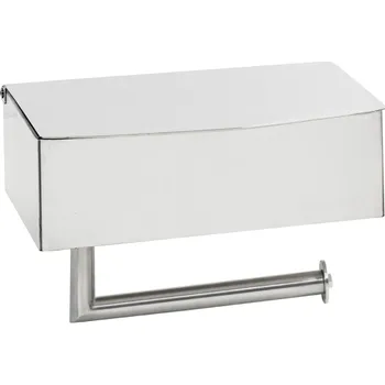 Držák toaletního papíru, se skříňkou, nerez, brus