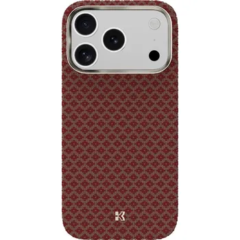 Pouzdro na mobilní telefon Benks magnetic armor air armor grid kevlar case metal frame 600D (0070) pro iPhone 17 Pro Max oranžové