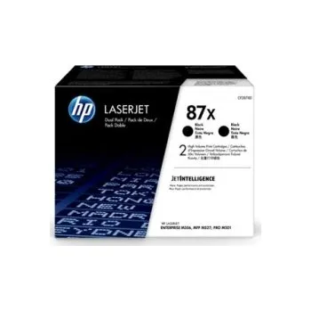 Počítač Originální toner HP CF287XD - 87X - dvojbalení