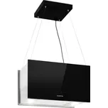 Klarstein Kronleuchter L, digestoř, 60 cm, ostrůvková, 590 m³/h, dotyková, LED, černá 230630384