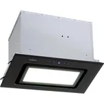 Klarstein Hektor Brilliant Edition, digestoř, 52 cm, vestavná, 506 m³/h, dotykové ovládání, sklo, černá 230630508