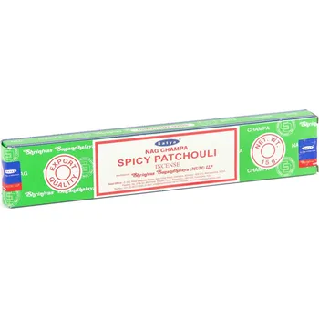 Vonná tyčinka Sai Baba Nag Champa - vonné tyčinky, 15 g Název: SPICY PATCHOULI