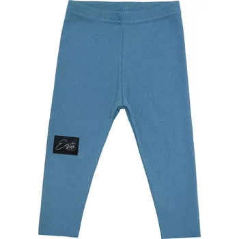 Dívčí legíny ESITO | Rostoucí žebrované legíny Color Denim blue - modrá / 98 - 104