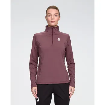 Pánská bunda Bjorn Daehlie triko BJ Half zip Grid W wild berry Velikost: M