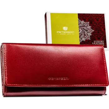 Peněženka Velká dámská peněženka z pravé kůže s RFID systémem Barva: Červená