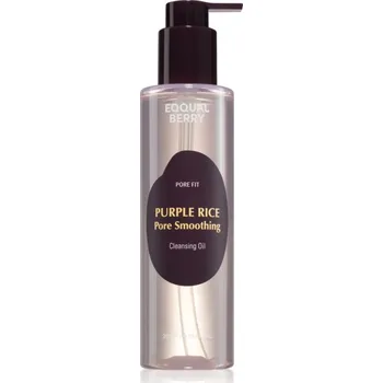 EQQUALBERRY Purple Rice Pore Smoothing Cleansing Oil hloubkově čisticí olej pro mastnou a problematickou pleť 200 ml