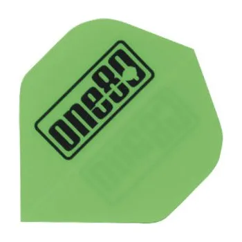 Šipka Letky na šipky ONE80 Xtra Strong neonové zelené