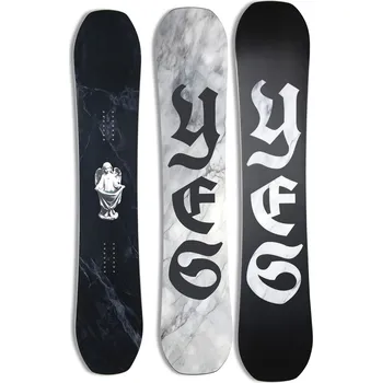 Snowboard YES snowboard - Cream Halldor 3D Black (MULTI) velikost: 153