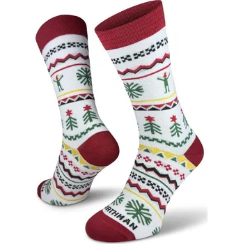 Pánské ponožky Northman Jule Merino Velikost: 42-44 Krásná merino ponožka plná vánoční pohody